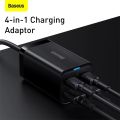 Baseus 65W GaN Charger Desktop Laptop Fast Charger 4 in 1 Adaptor-2c+2u 65w-CN.