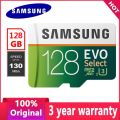 【Ready Stock+FREE Shipping+COD】SAMSUNG EVO Select 128GB MicroSDXC UHS-I U3 100MB/s Full HD & 4K UHD Memory Card with Adapter (MB-ME128HA).