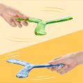 1Pcs Three-leaf Boomerang Dart PU Flying Disc Throwing Toy Parent-child Interactive Flying Kids Outdoor Game Props.