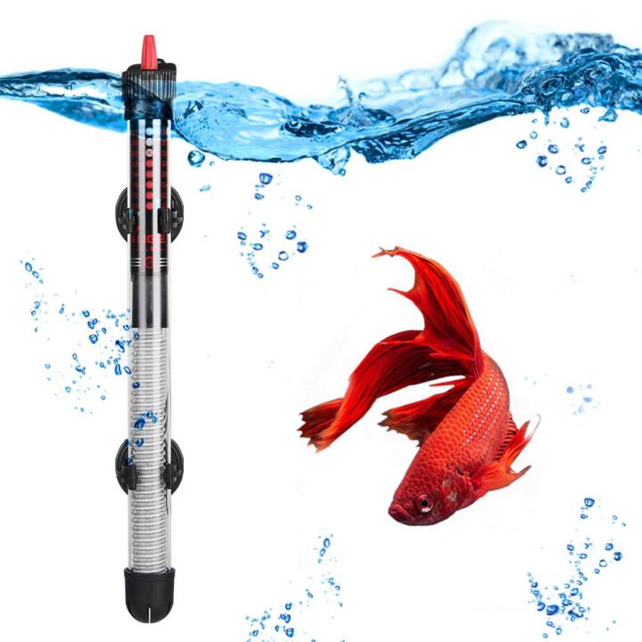 200W Aquarium Heater aquarium accessories Submersible Auto Thermostat Heater Fish Tank Water Heater Adjustable Temperature with Suction Cups EU-Plug