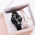 Starry Sky Wrist Watch Female Magnet Wristwatch.