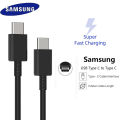 Samsung Cable Type C P​D USB C To USB C 25/45W Super Fast Charging USB Cable - Black & White. 
