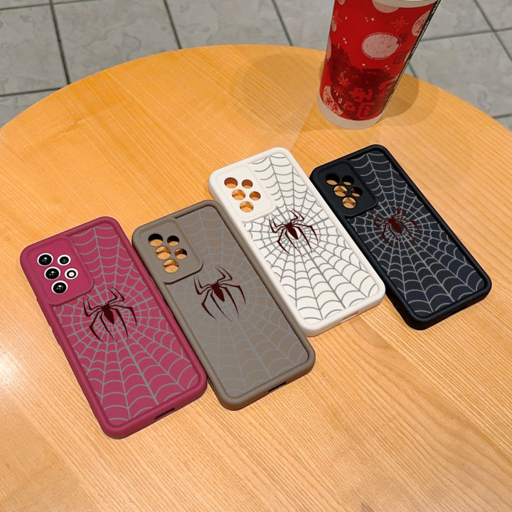 ZCSIBORUI%20for%20Huawei%20Nova%203%20Back%20Cover%20Grey%20Spider%20Web%20Soft%20Camera%20Protection%20Rubber%20Square%20Ladder%20Phone%20Case%20-%20Image%203