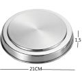 4Pcs Stainless Steel Hob Covers Stove Plate Top Cooker Protector Kit Set Utensils 17/21CM Kitchen Accessories.