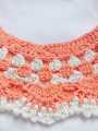 Handmade cute kushikatar jamar gola 1 pieces for baby girls 0-10 years . Crochet Baby Neck. 
