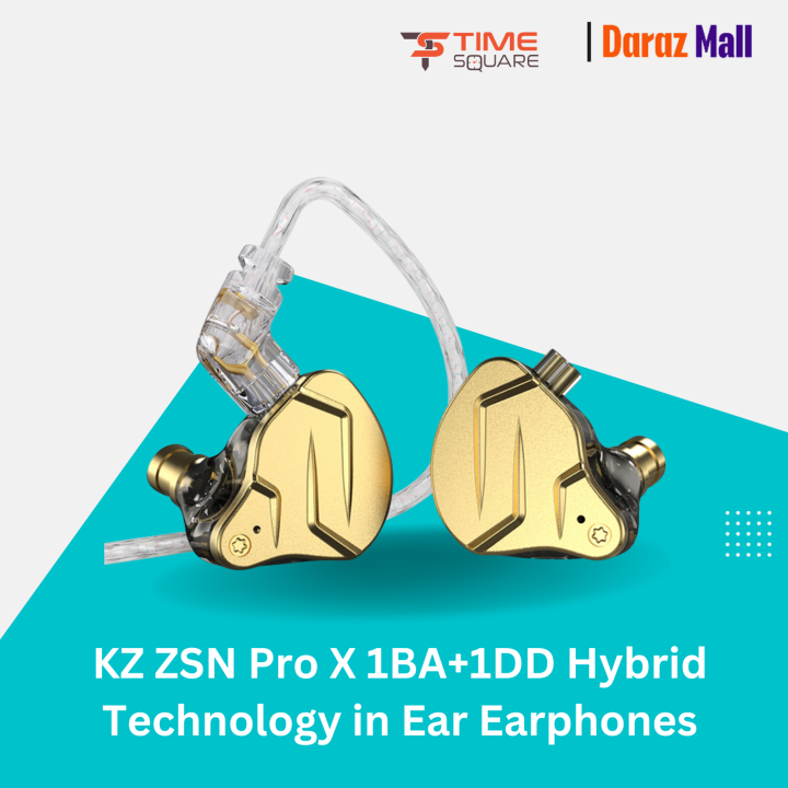 KZ ZSN PRO X 1BA+1DD KZ Hybrid Earphone - Ear Phone