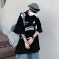 Extra Large Size300Half Zipper Machine Jin Car StylepoloShirt Men's American HeavyvibeWind LapelTShirt Top.