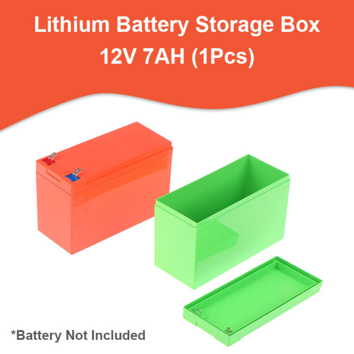 12V 7Ah Battery Storage Box 18650 Lithium Battery Case for DIY Battery Pack