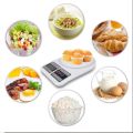 Kitchen Scale Digital Kitchen Weighing Machine Multipurpose Electronic Weight Scale with Backlit LCD Display for Measuring Food, Cake, Vegetable, Fruit Weighing Scale 1gm to 10kg Electronic.