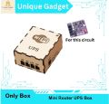 Mini UPS Box For Router Power Bank- Mini Router UPS Borad Box-Fiver Board Box- Only Box (Circuit Not included). 