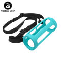 Silicone Case Cover Protective Cover Portable Speakers Resistant Drop Crash Speaker Carry Case With Adjustable Shoulder Strap Compatible For Flip Essential 2 Wireless Speaker. 
