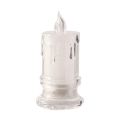1 pcs Flameless LED Tea Lights Candles Battery Powered Flickering Pillar Candles Votive Tealight Romantic Party Home Decor. 