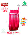 1.3 Rm Electric Cable Red/Black Color (1 coil)  Electric Cable. 