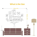 Acrylic 3D Family Photo Frame Wall Sticker Self-adhesive Tree Collage Living Room Bedroom DIY Art Home Decoration Accessories.