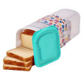 Transparent Bread Box Toast Storage Box Clear Plastic Bread Keeper Refrigerator Food Vegetable Fruit Storage Holder Bayline. 