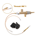 Gas Patio Heater Control Valve Thermocouple Sensor Dump Switch Knob Propane Lpg Fire Pit Control Safety Pilot Port Set. 