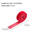 (3 rolls )1.5 m Magical Glue Self-Adhesive Tape Strap Data cable storage straps Home storage Hoop Loop Strap straps Headphone cable Computer cable arrangement Tape. 
