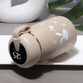 Kids Bottle Temperature Display Anti-scald Stainless Steel Vacuum Insulated Water Bottle for Outdoor. 