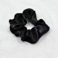 Fashion Women Girls Silky Satin Hair Scrunchies Solid Stretch Elastic Hair Ties Simple Elegant Rubber Band Ponytail Hair Bands. 