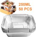 Aluminium Foil Container box 250ml 50 pcs.