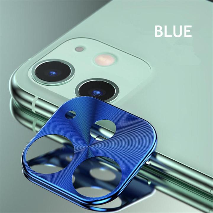 Camera Protector For iPhone 11 12 Pro Xs Max XR X Plus SE Mini Camera  Lens Protection Luxury Metal Color Sticker iphone11