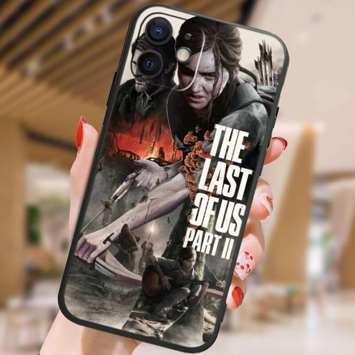 THE%20LAST%20OF%20US%20PART2%20Phone%20Case%20For%20Apple%20iPhone%2011%2012%2013%2014%20Max%20Mini%205%206%207%208%20S%20SE%20X%20XR%20XS%20Pro%20Plus%20Black%20Funda%20Cover%20Soft%20Back%20-%20Image%206
