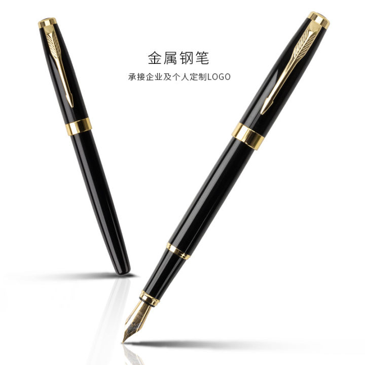 Metal%20Pen%20High-End%20Gift%20Neutral%20Water-Based%20Office%20Advanced%20Printing%20Gift%20Black%20Business%20Lettering%20Signature%20Pen%20-%20Image%209