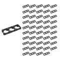 50Pcs 21700 Lithium Cell Spacer Triple Holder Bracket Pack Bracket for DIY Fixed 21.7mm Hole Dia. 