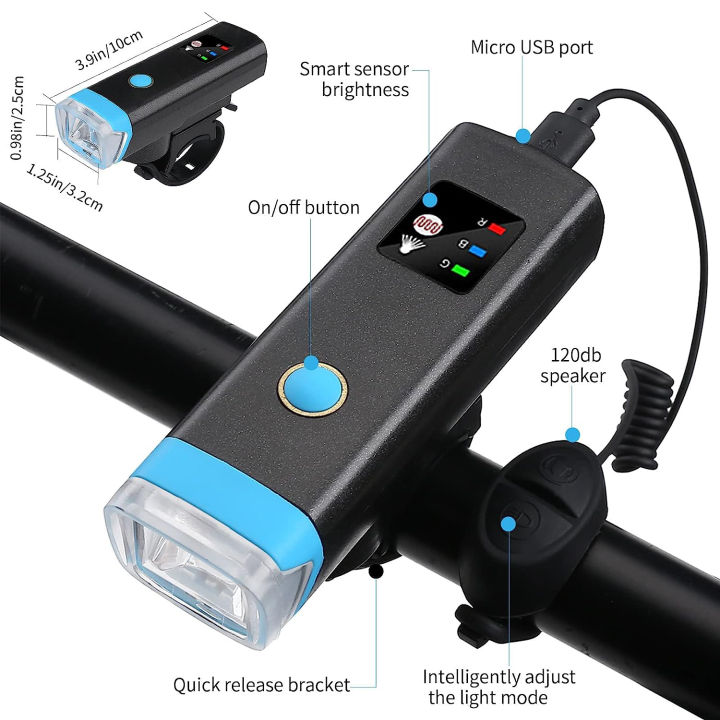 Vocoal%20Bicycle%20Lamp%20Headlight%20Rechargeable%20Bright%20light%20Night%20Cycling%20Accessories%204%20Light%20Modes%20Bicycle%20Light%20-%20cycle%20accessories%20-%20cycle%20light%20-%20Image%203