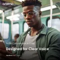 oraimo Necklace Lite (OEB-311) Call Vibration Wireless Earphones light gold/ sage green/ Black. 