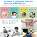 Electrical Tens Machine Physiotherapy Digital EMS Muscle Stimulation Body Vibration Massager Neck Back Cervical Pain Relief Tool.
