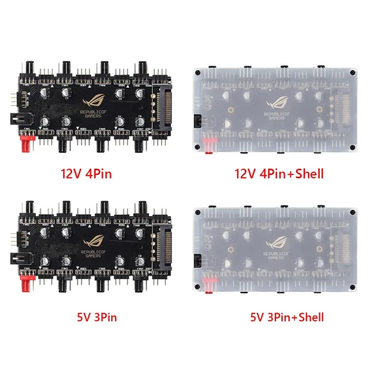 12V%204Pin%20RGB%205V%203%20pin%20ARGB%20Cable%20Splitter%20Hub%20SATA/4D%20Powered%20Extension%20Cable%20Adapter%20LED%20Strip%20Light%20PC%20RGB%20Fan%20Cooler%20Control%20-%20Image%206