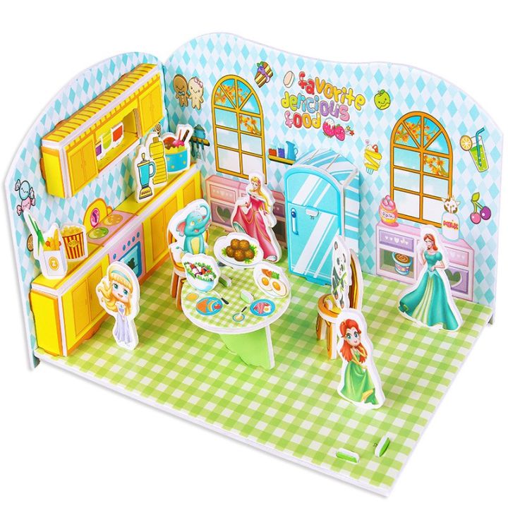 3D%20DIY%20Puzzle%20Jigsaw%20Baby%20Toy%20Kid%20Early%20Learning%20Castle%20Construction%20Pattern%20-%20Image%206
