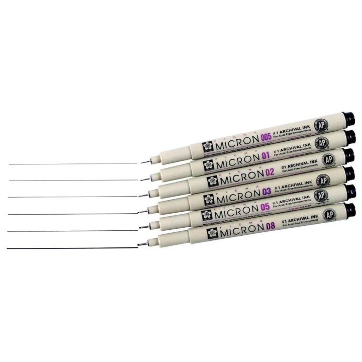 Sakura%20Pigma%20Micron%20Pens,%206%20pcs%20Best%20For:%20Technical%20drawing,%20sketching,%20journaling,%20Zentangle,%20and%20legal%20documents%20-%20Image%203