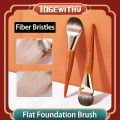 Foundation Makeup Brush, Flat Foundation Brush for Liquid and Cream Foundation Buildable Coverage, Skin-Friendly, Dense. 