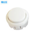 White - 30mm Small Circular Arcade Button. 