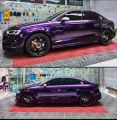 50*200/300cm Highest Quality Glossy Metallic Midnight Purple Wrapping Film Vinyl Wrap Vehicle Car Sticker Foil with Bubble Free. 