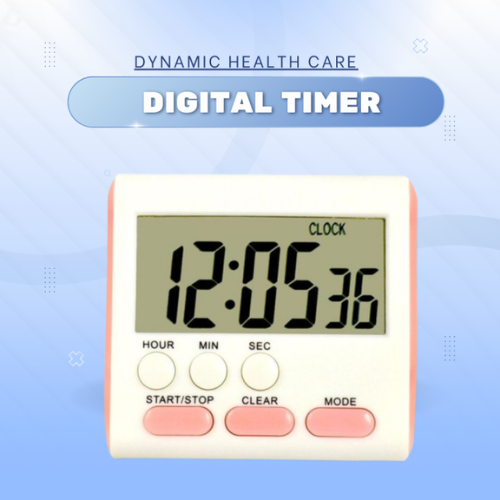 Kitchen Clock English 24-hour Electronic Timer Digital Reminder Alarm Clocks Cooking Countdown Timer LCD Multifunction Home - Galaxy Paradise