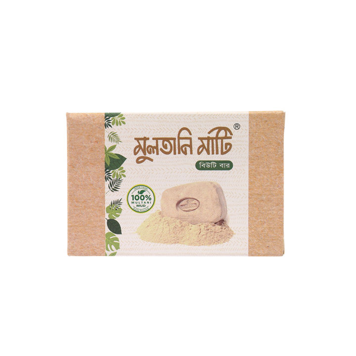 Rongon Herbals Multani Mud Bar - 50 gm