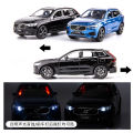 1:32 VOLVOS XC60 XC90 SUV Off-road Diecast Alloy Car Model Toy Cars Sound Light Pull Back Car Vehicle Children Toy Collection. 