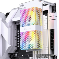 for MATX Motherboard -2 Memory Stick Cooler DDR4 DDR5 Overclocking ARGB Thermal Vest Memory Fan Module, White Easy to Use.