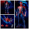 Spider Man Upgrade Suit PS4 Game Edition SpiderMan Action Figure Collectable Model Toy.