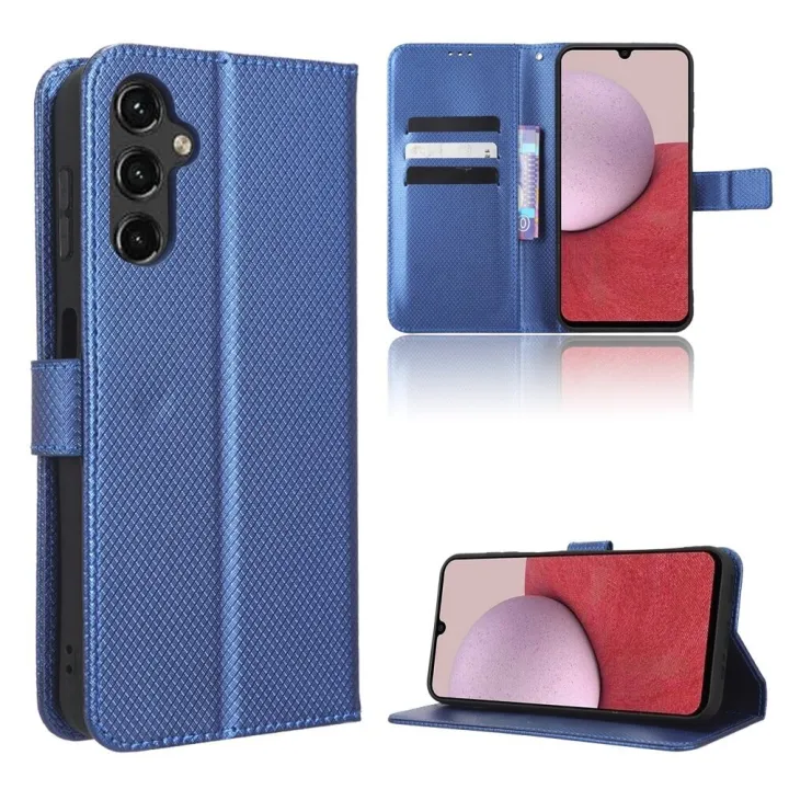 Wallet%20leather%20for%20Samsung%20Galaxy%20A14%205G%20case%20magnetic%20book%20stand%20flip%20card%20protection%20cover%20-%20Image%204