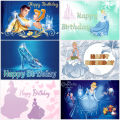 Fairy Tale Cinderella Princess Theme Birthday Party Vinyl Background Baby Shower Photography Props Decor Supplies Photo Poster. 