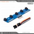 5 Channel IR Sensor Array (Tx-Rx) for Line Following Robot (LFR) – Arduino & Robo Car Projects.