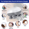 Electric Pet Cats Massager for Dog Body Scalp Head Relaxing Shoulder Neck Health Care Massage-White.