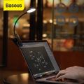 Baseus Mini Clip Lamp Comfort Reading USB Led Light Rechargeable On Desk Lamp Flexible Nightlight Warm Reading Lamp For Travel Bedroom Book.