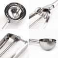 Stainless Steel Ice Cream Scoop Multi Use Food Spoon (Silver)(Pack of 1). 
