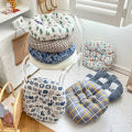 Cotton and linen round chair cushion simple futon thickened tatami flooring office home sitting cushion chair cushion. 