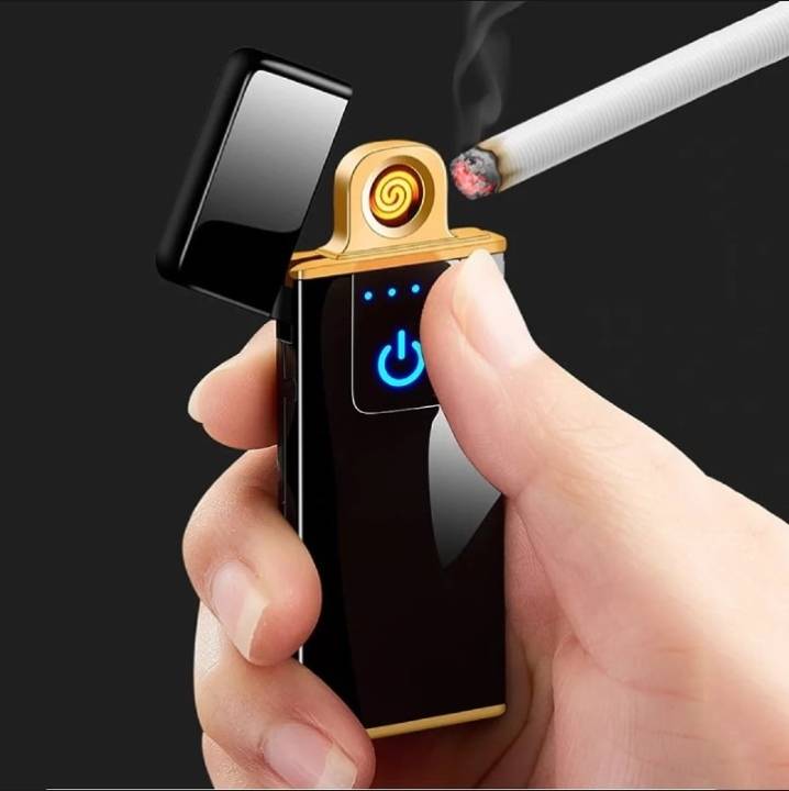 Fingerprint%20Induction%20Usb%20Lighter%20Charging%20Windproof%20Cigarette%20Lighter%20-%20Image%203